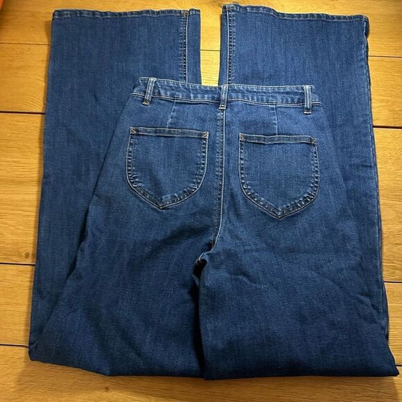 ModCloth the Grier wide leg jeans 2 - Picture 7 of 10